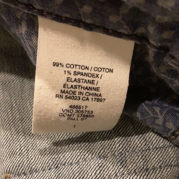 Gap 1969 jeans denim Bermuda shorts size 1 - Picture 8 of 10